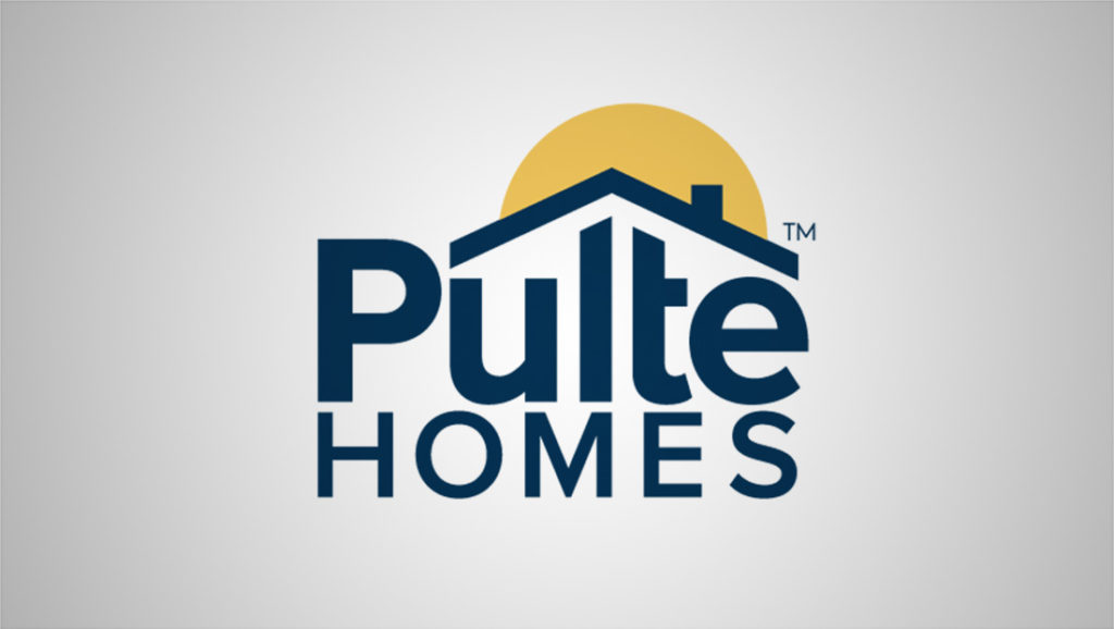 Grey color Pulte Logo Image that links to their sales site.