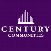 purple and white logo image that connects to Century Communities website.